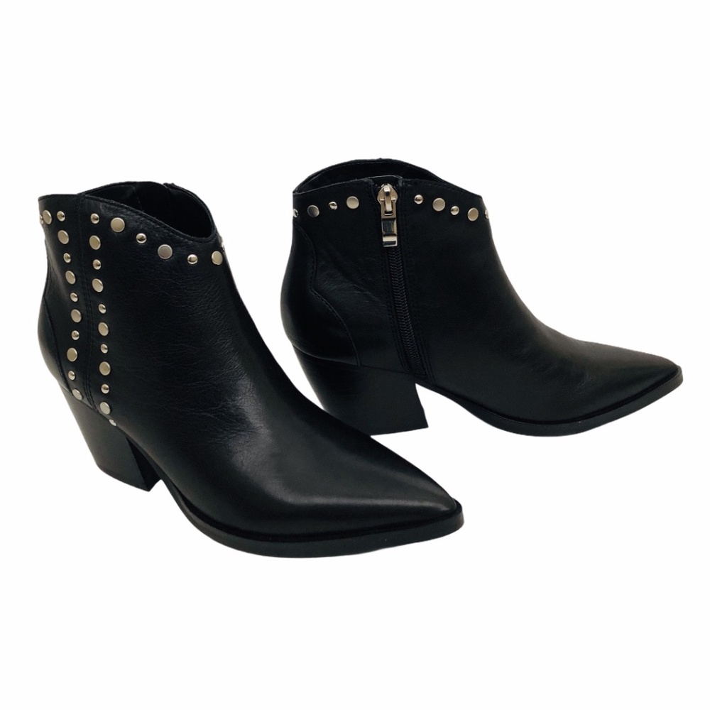 NEW Marc Fisher Deni Leather Ankle Boots, Weste… - Picture 2 of 8